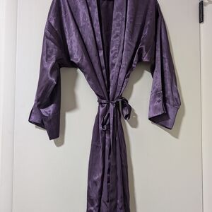 La SENZA Deep Purple Satin Robe